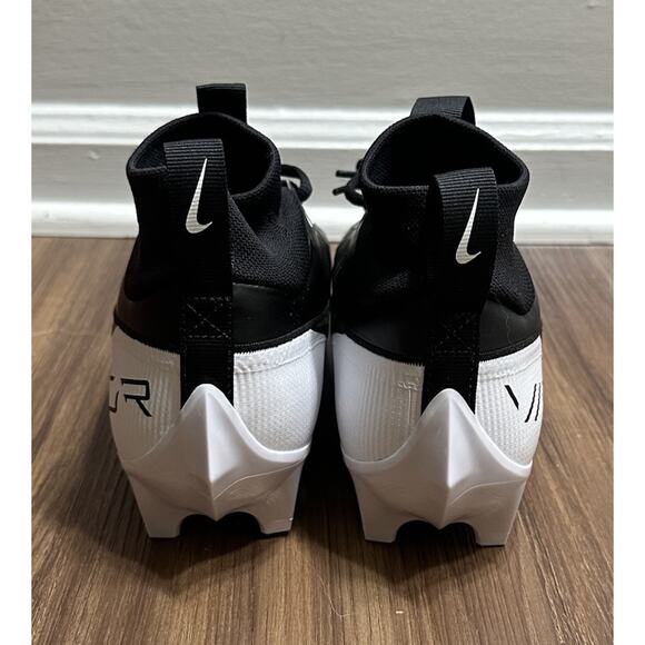 Nike Vapor Edge Pro 360 2 Football Cleats (DA5456-001) Black / White Sz 13 - Picture 7 of 9